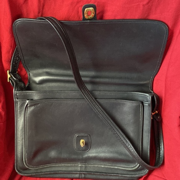 Authentic Coach briefcase (vintage-early 2000s) in black leather. - Picture 2 of 5